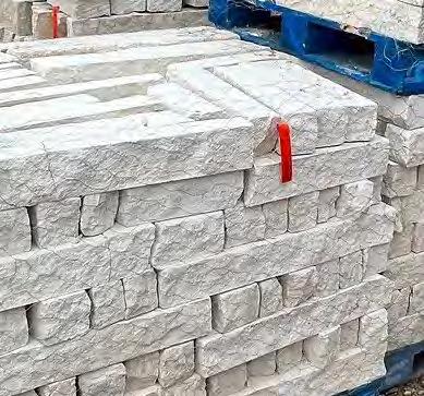 Austin limestone white sawn chop