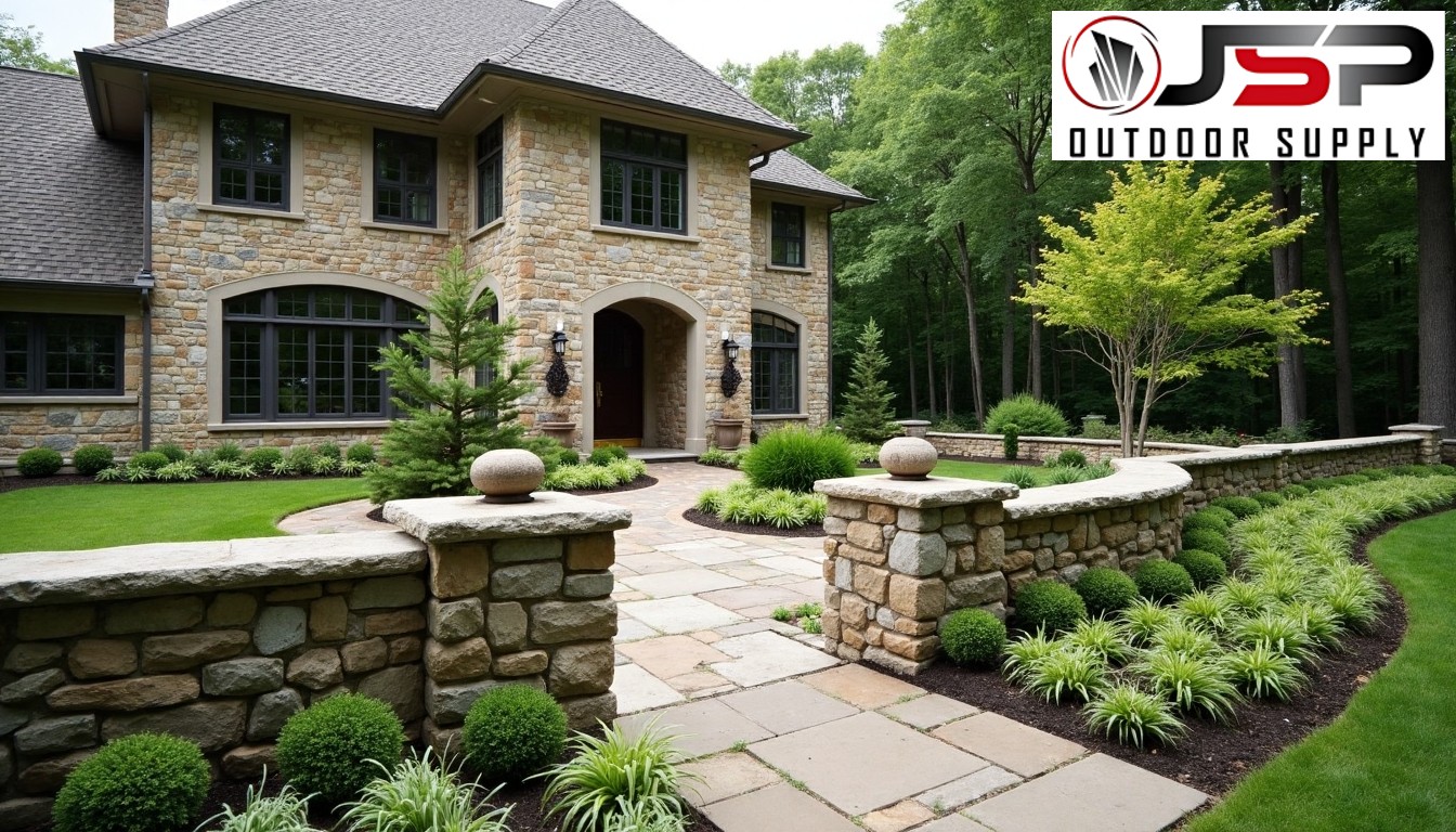Mortarless stone wall techniques in modern landscaping.