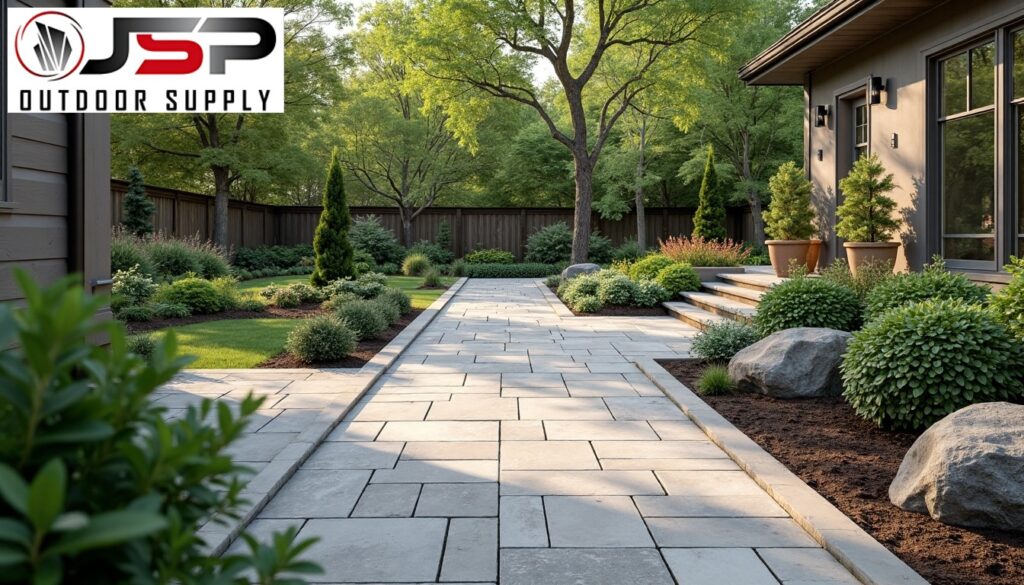 Proper joint spacing between flagstones affects both aesthetics and functionality.