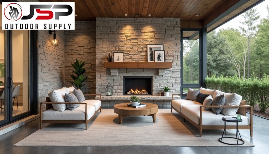 Stone veneer has evolved to offer authentic natural textures without the structural requirements of full-dimension stone.