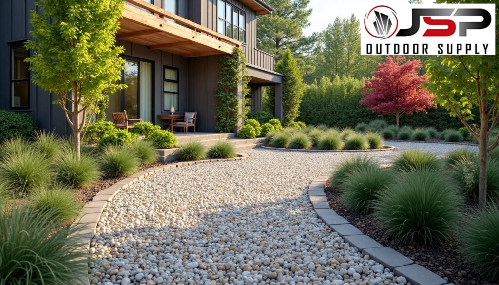 Decorative gravel has transformed modern landscape design.