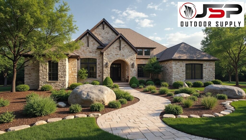 Boulders establish distinctive Texas landscape character.