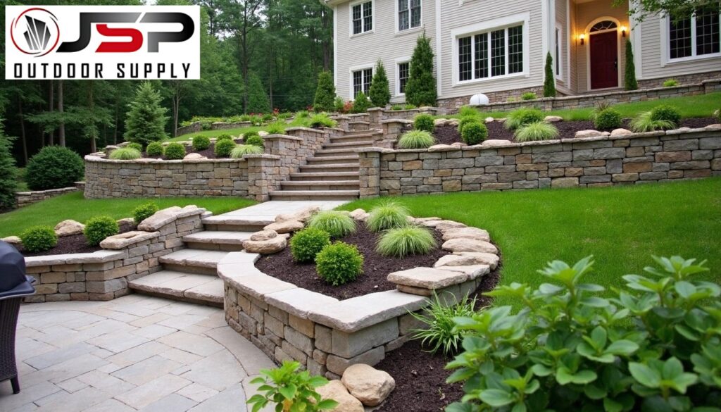 Retaining Wall Benefits: Enhancing Round Rock Yards with Natural Stone