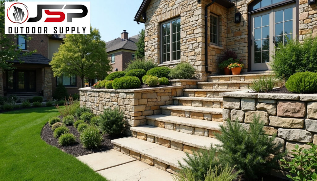 Mortarless stone wall techniques in modern landscaping.
